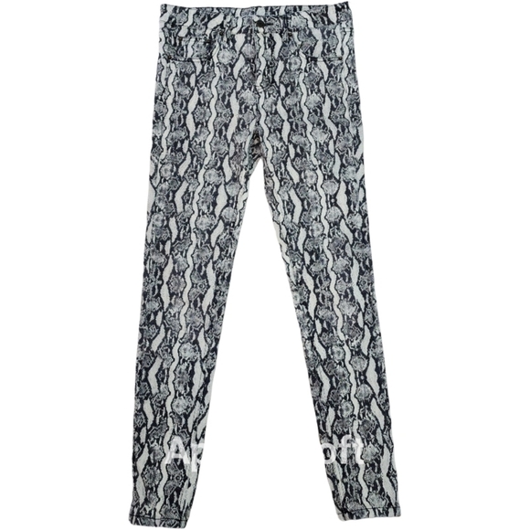 wild fable Denim - Wild Fable Black and White Snakeskin Design Skinny Jeans Pants